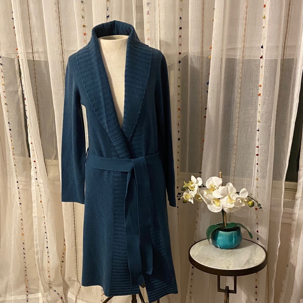 100% Cashmere Duster w/ Belt